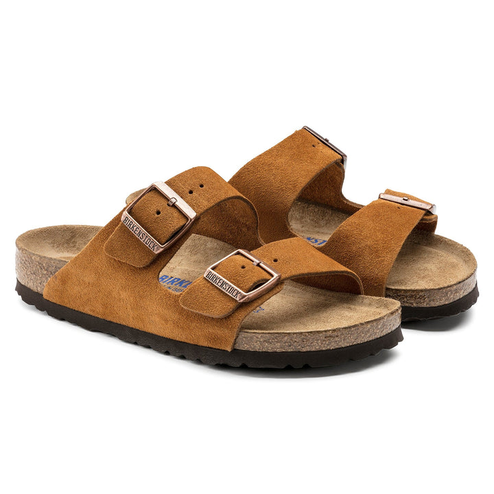 Arizona Leve Mink Suede Leather Bash footwear