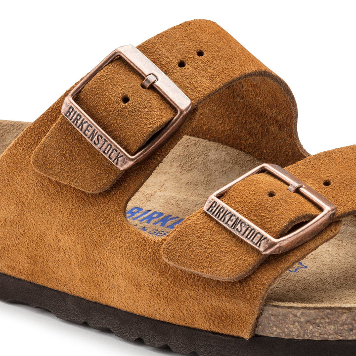 Arizona Leve Mink Suede Leather Bash footwear