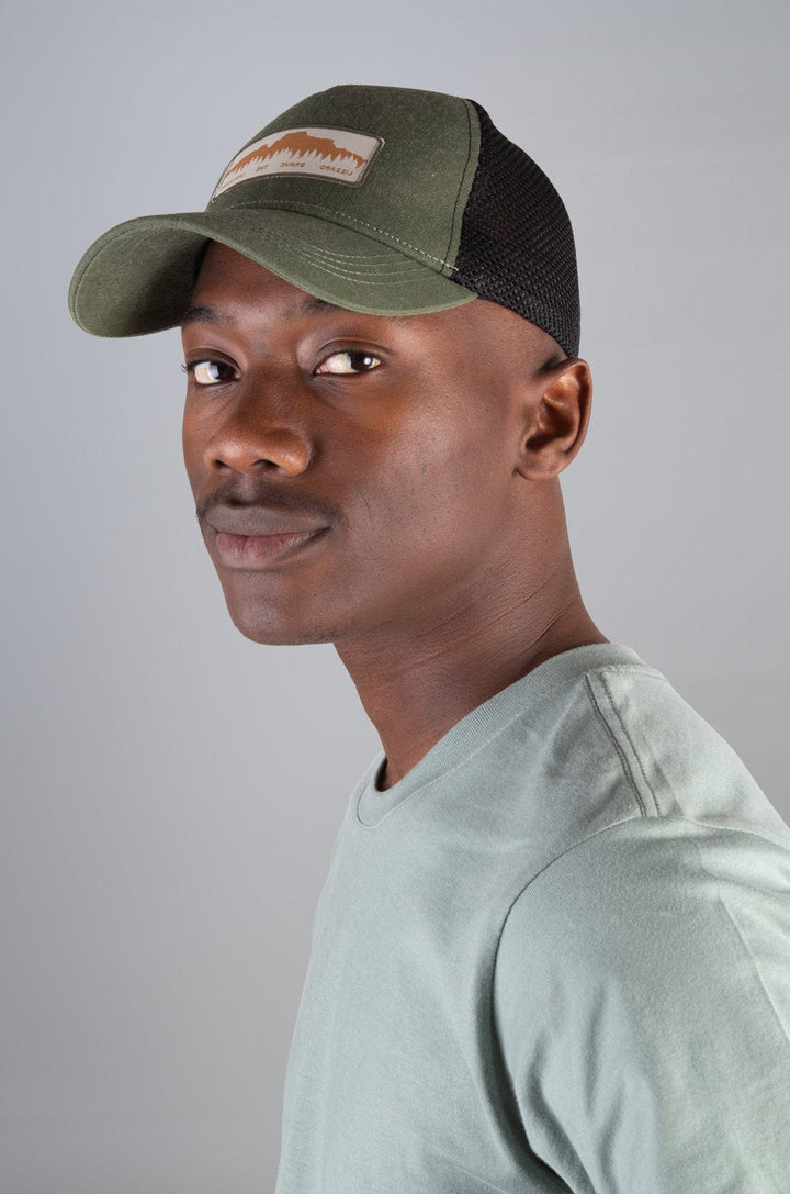 Arpino - Mens Cap Lizzard accessories Moss Green / One Size