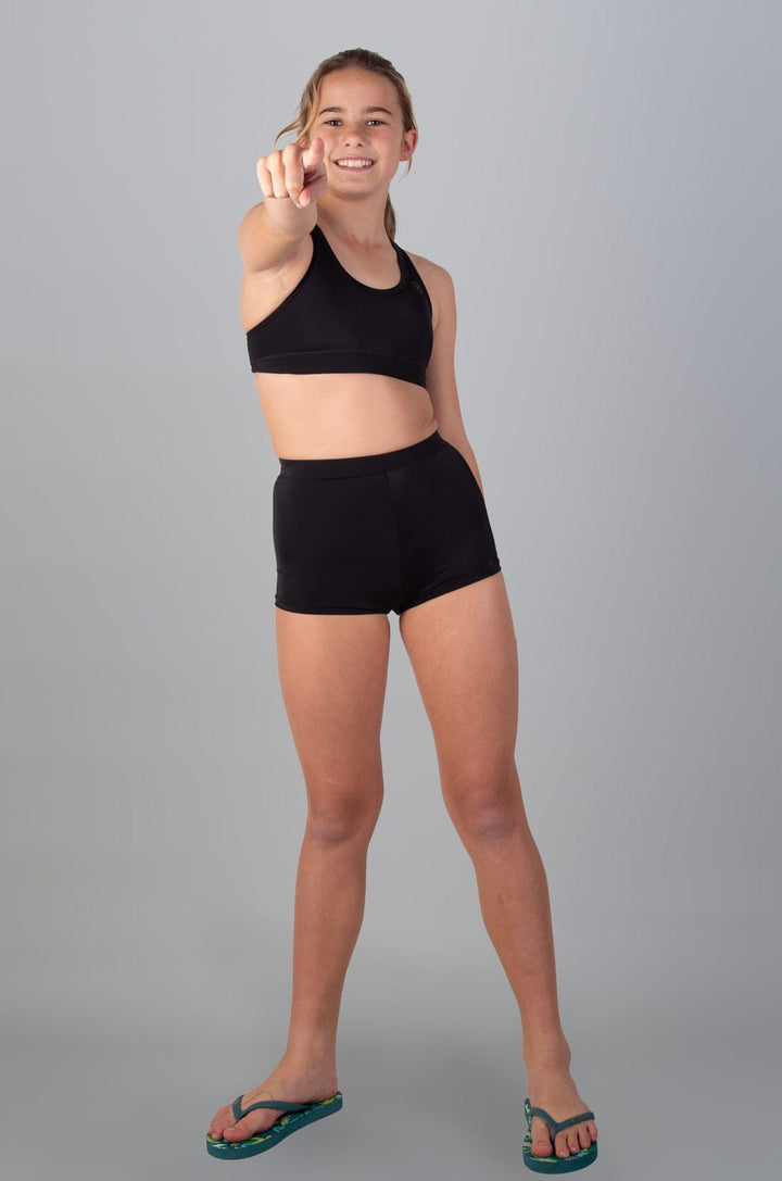 Barberie - Teen Girls Swim Short Lizzard swimwear lycra