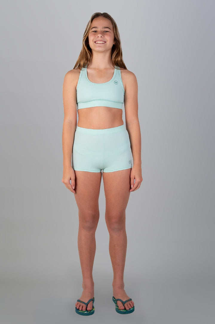 Barberie - Teen Girls Swim Short Lizzard swimwear lycra