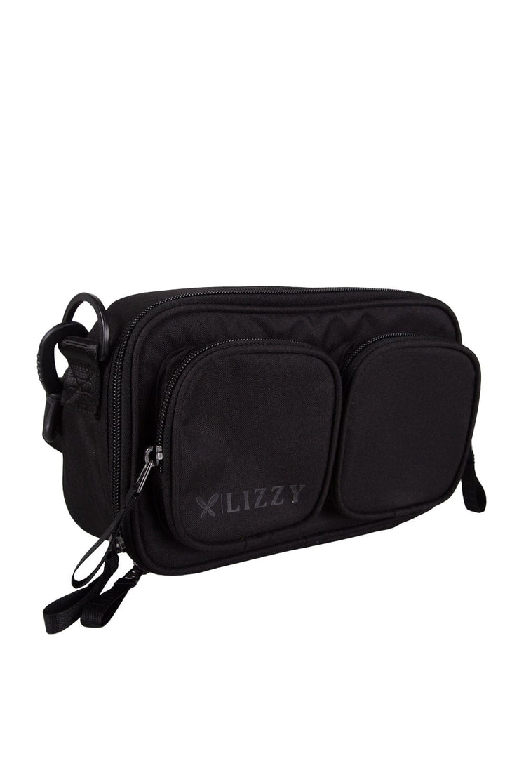 Belna 24 - Ladies Sling Bag Lizzard accessories Black / One Size