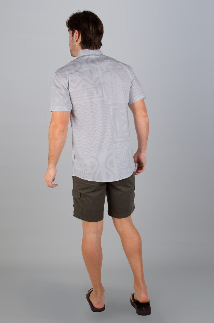Biota - Mens Button Up Lizzard apparel
