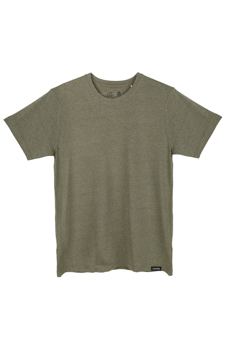 Blanc - Mens S/S Tee Lizzard apparel Olive / XS