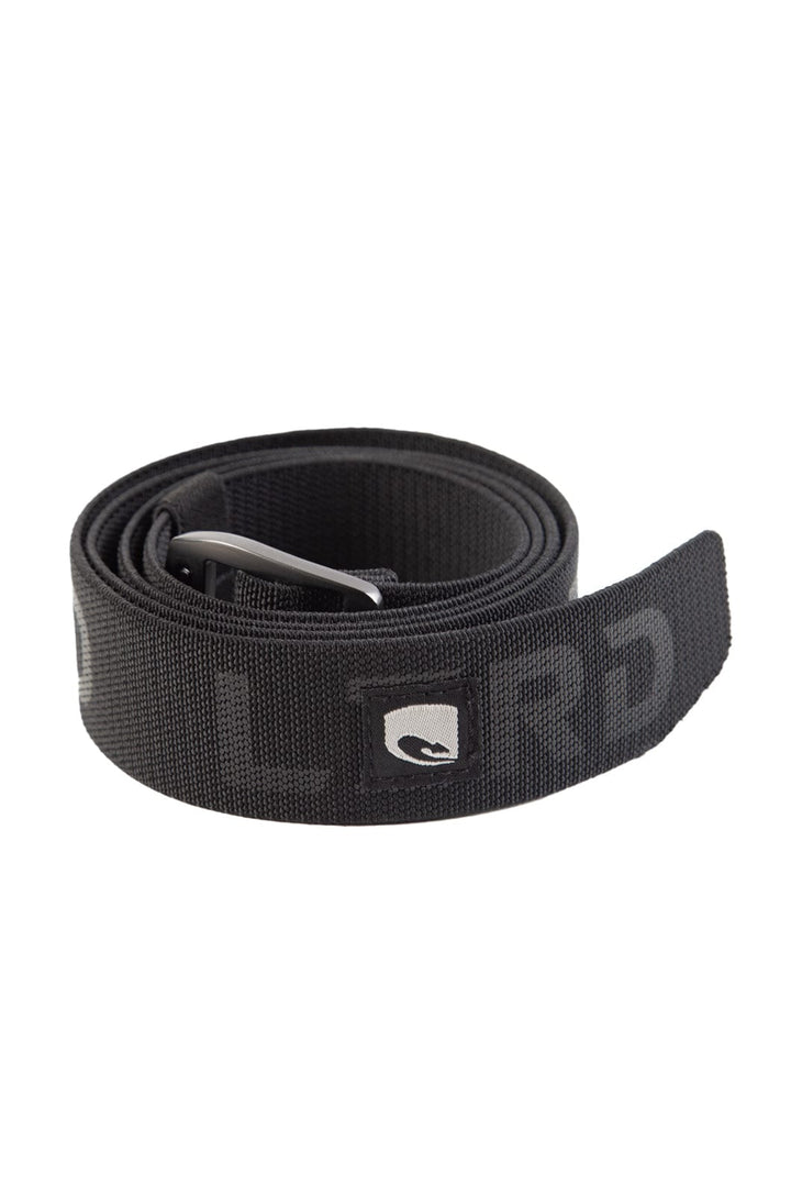 Byrne- Mens Webbing Belt Lizzard accessories Black / S/M