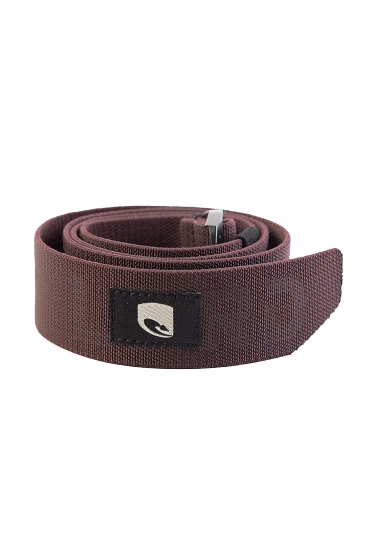 Byrne- Mens Webbing Belt Lizzard accessories Brown / S/M