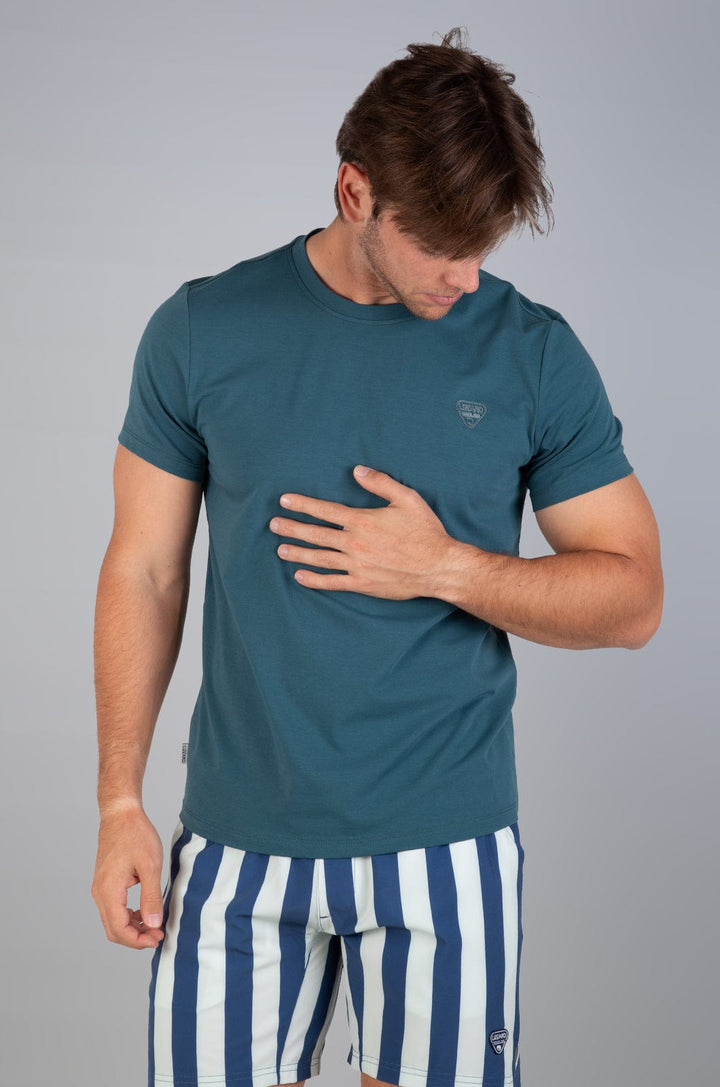 Carver 25 - Mens S/S Tee Lizzard apparel Mediterranea / XS