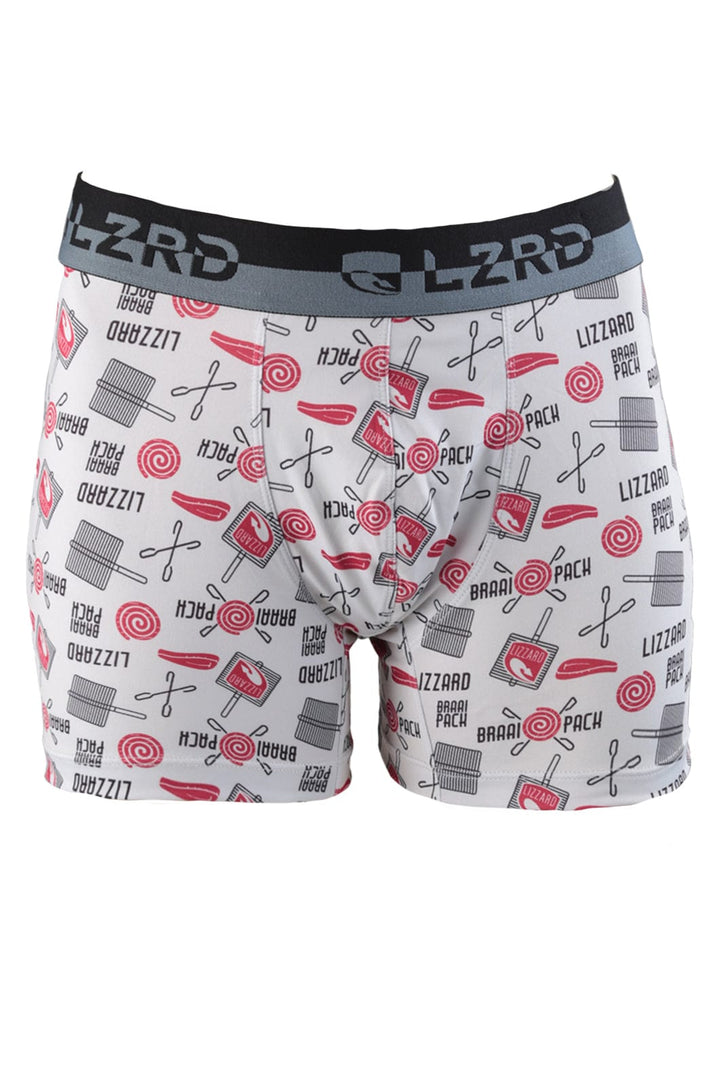 Castell - Mens Boxer Briefs Lizzard apparel Braaipack / XS