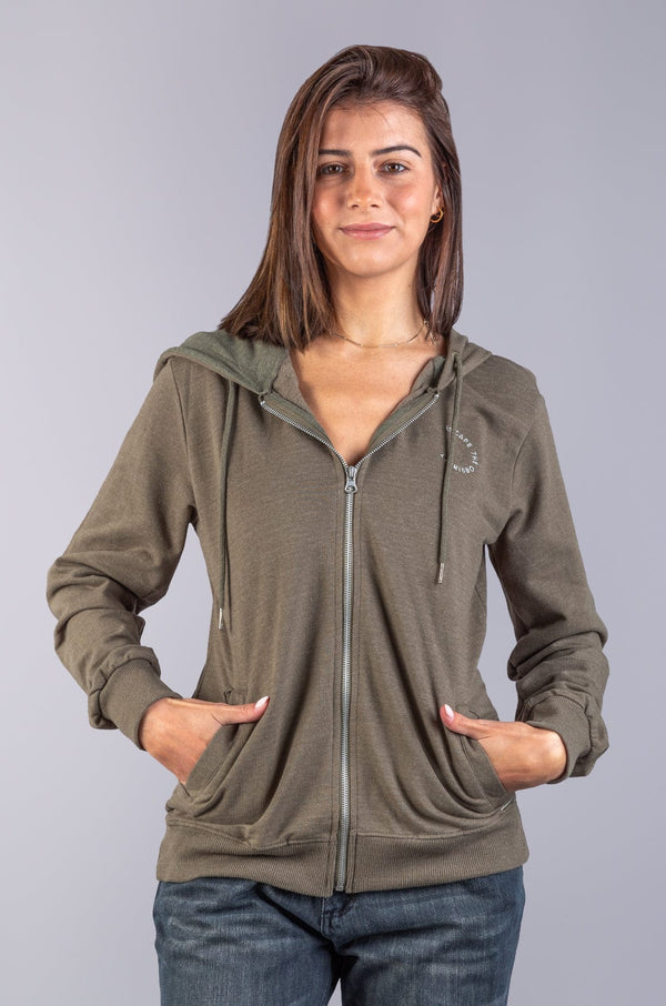 Chantelee - Ladies Hooded Zip Thru Lizzard apparel