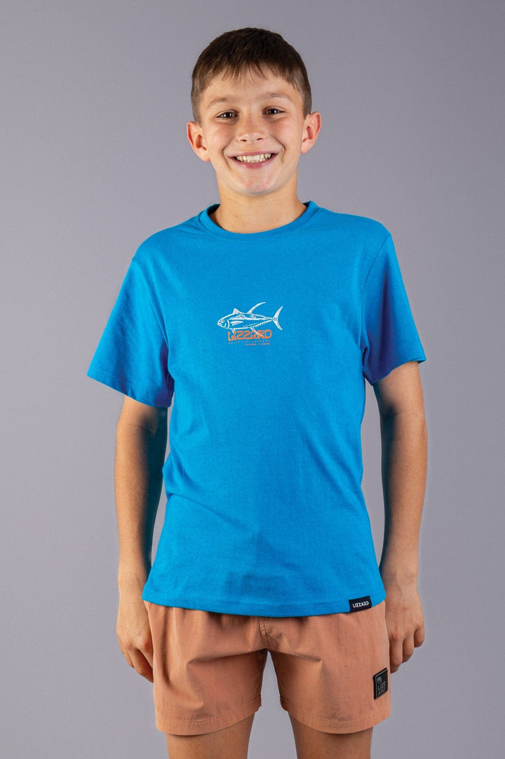 Chuppa - Teen Boys Tee Lizzard apparel Blue / 6/7