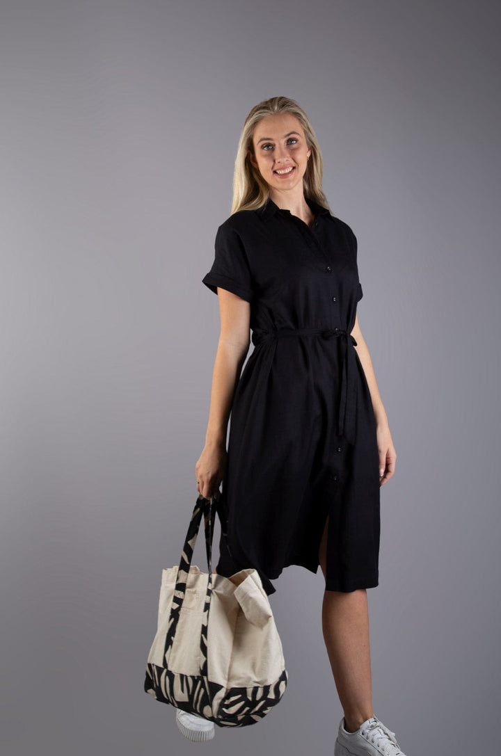 Cleore - Ladies Dress Lizzard apparel Black / S