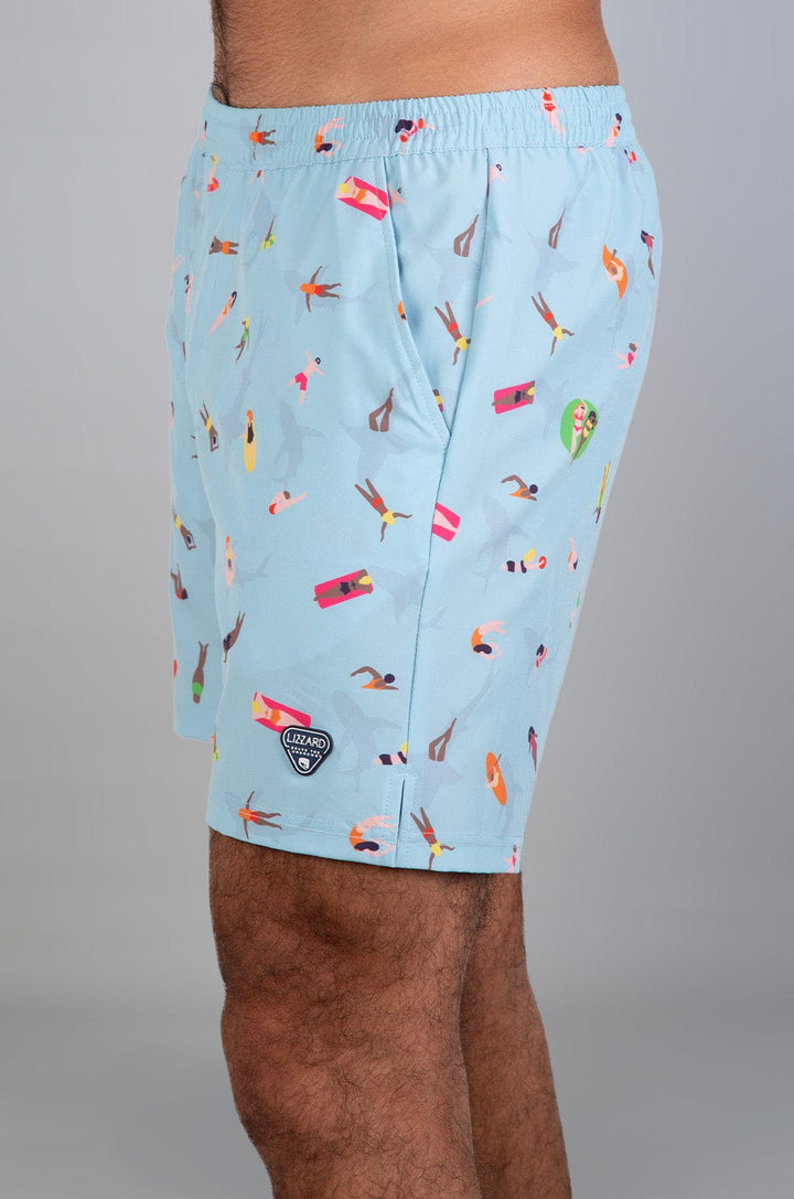 Cruiser - Mens Elasticated Boardie Lizzard apparel Jaws / XS