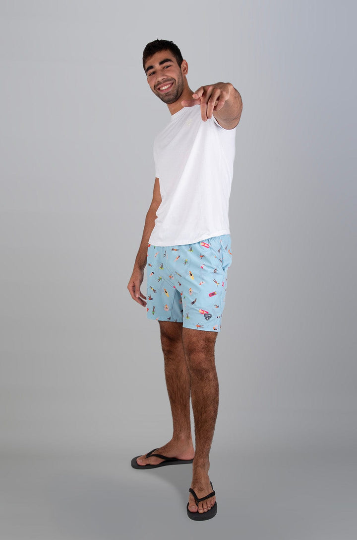 Cruiser - Mens Elasticated Boardie Lizzard apparel