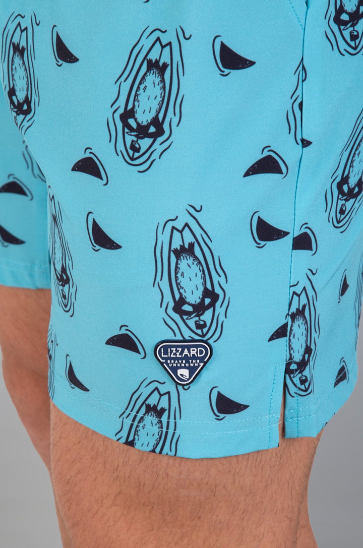 Cruiser - Mens Elasticated Boardie Lizzard apparel Icecool / XS
