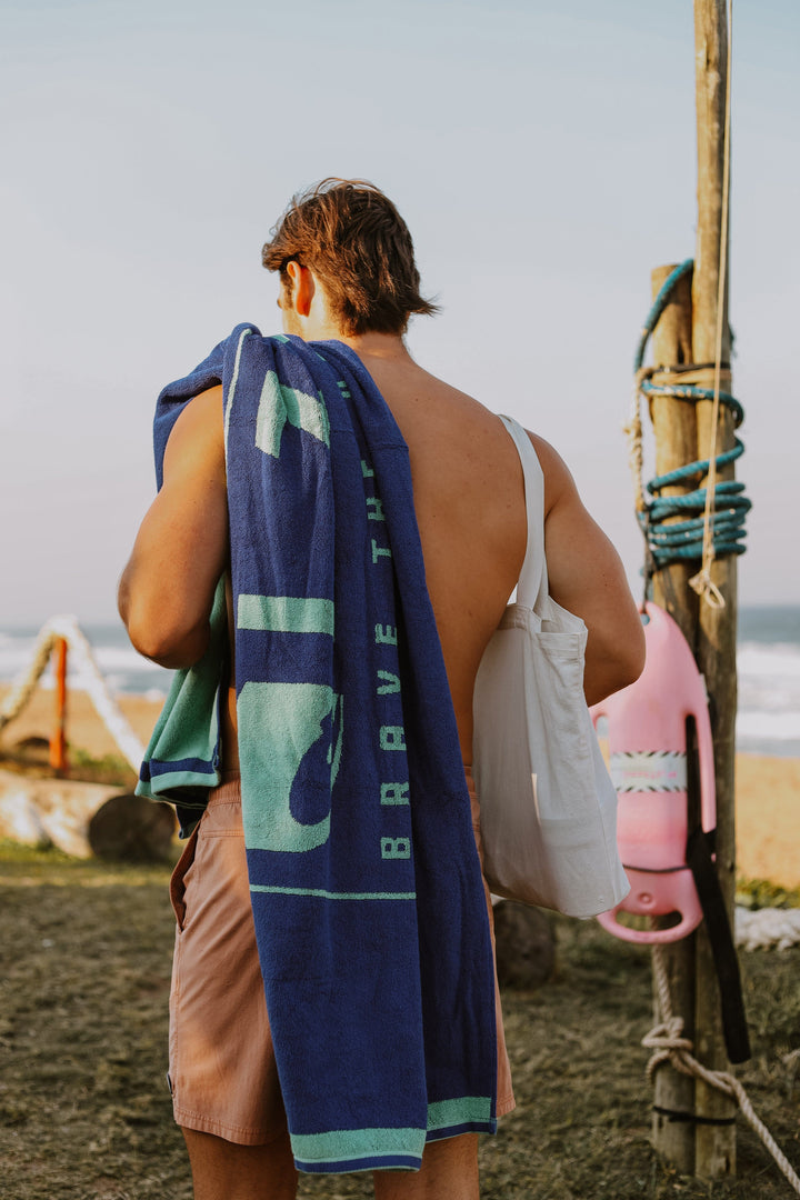 Cuesta 25 - Mens Towel Lizzard accessories Blue/Green / One Size