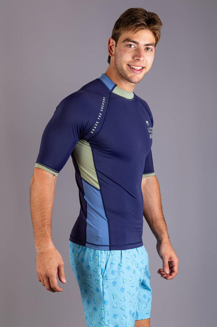 Cygnas -  Mens S/S Rashie Lizzard swimwear lycra