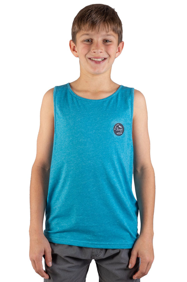 Dawood - Teen Boys Vest Lizzard apparel Enamel Blue / 6/7