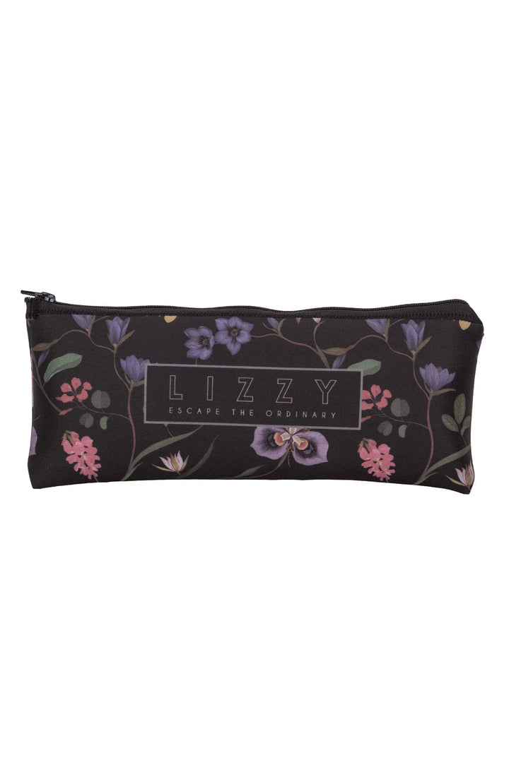 Diaspore - Pencil Case Neoprene Lizzard accessories Dark Floral / One Size