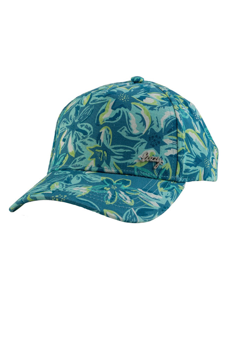 Dimosara - Ladies Cap Lizzard accessories Teal Floral / One Size