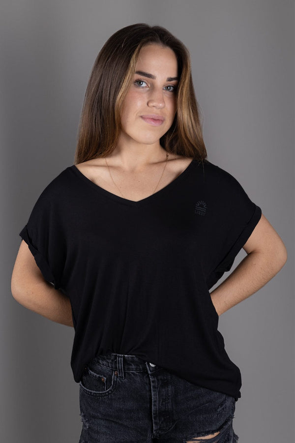 Dorita - Ladies S/S Tee Lizzard apparel Black / XS