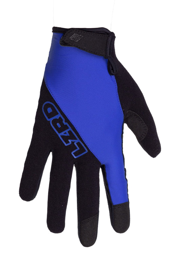 Duppy - Long Finger Glove Lizzard bike Black/Blue / S