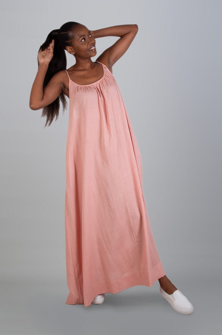 Elladora - Ladies Styled Dress Lizzard apparel Coral / S