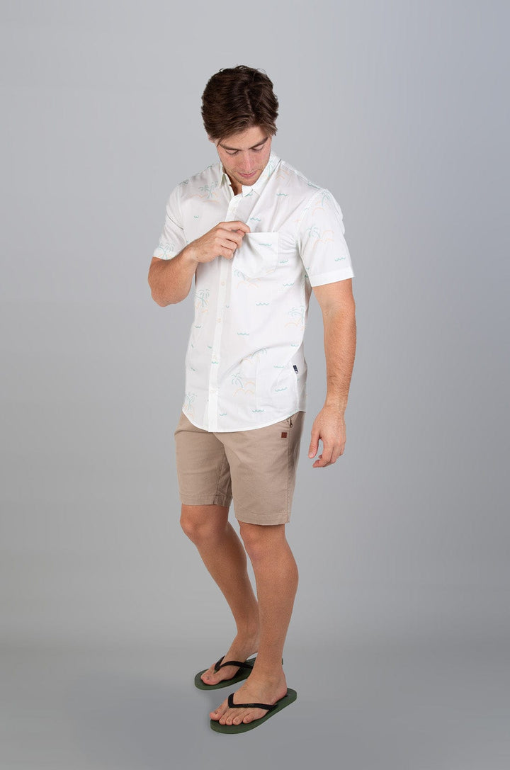 Endolito - Mens Button Up Lizzard apparel