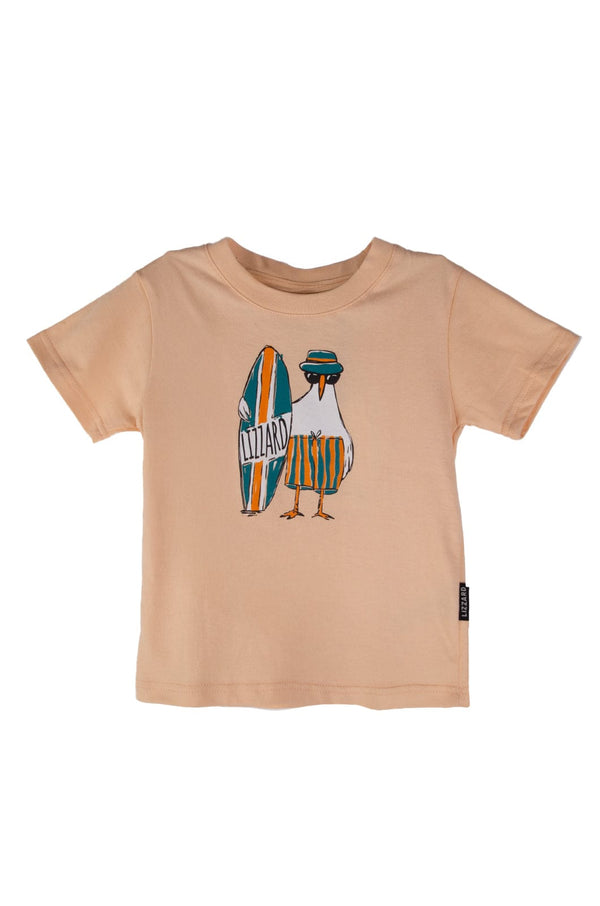 Ennis - Tot Boys Tee Lizzard apparel Apricot Illusion / 1/2