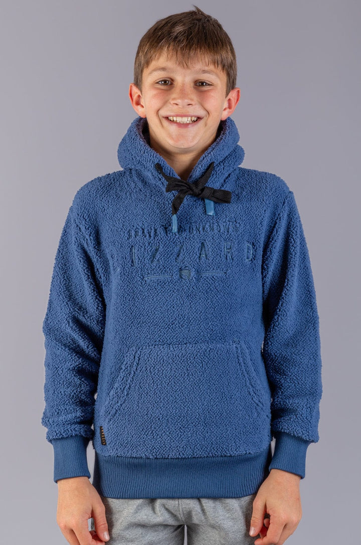 Ezekial - Teen Boys Hooded Pullover Lizzard apparel Citadel Blue / 6/7