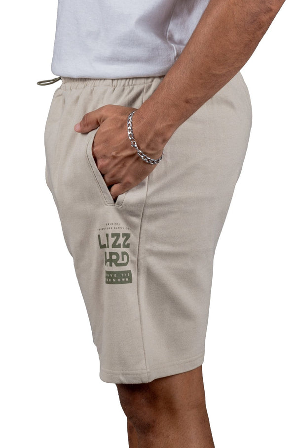 Farnell - Mens Walkshort Lizzard apparel Silver Stone / XS