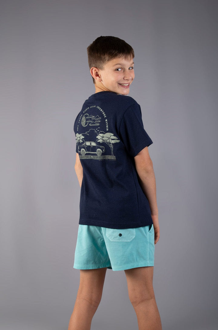 Finkel - Teen Boys Tee Lizzard apparel Navy / 6/7