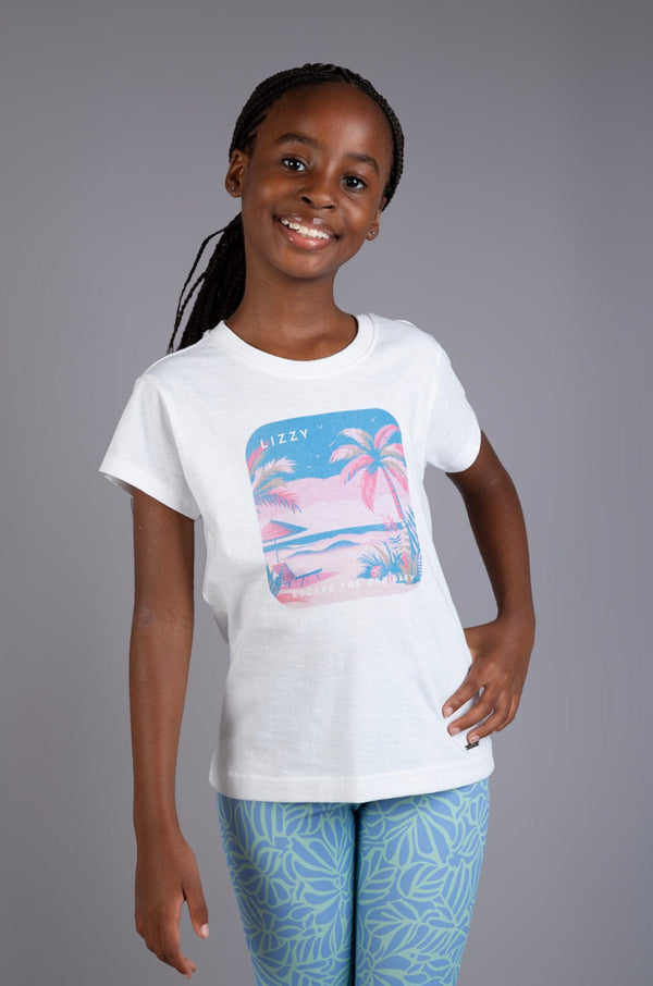 Franta - Teen Girls S/S Tee Lizzard apparel White / 6/7