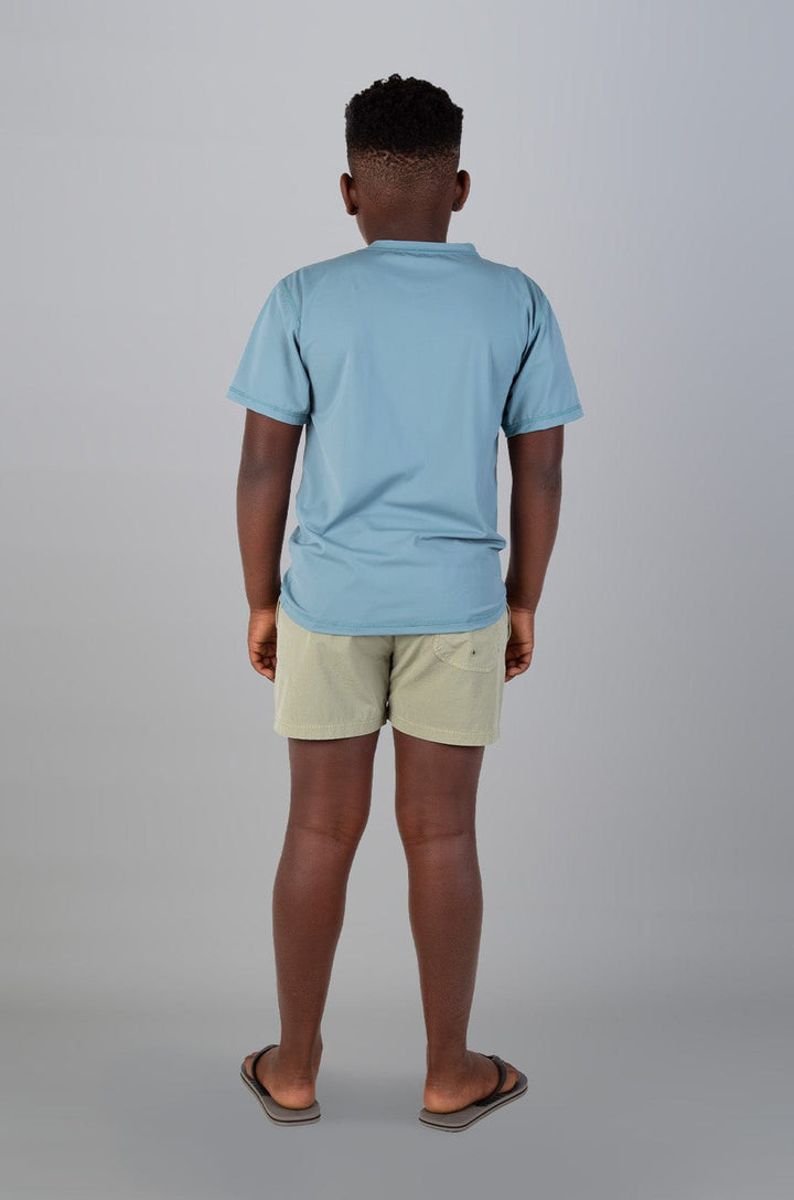 Fraust -  Teen Boys S/S Rashie Lizzard swimwear lycra