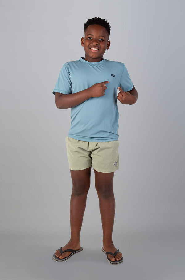 Fraust -  Teen Boys S/S Rashie Lizzard swimwear lycra