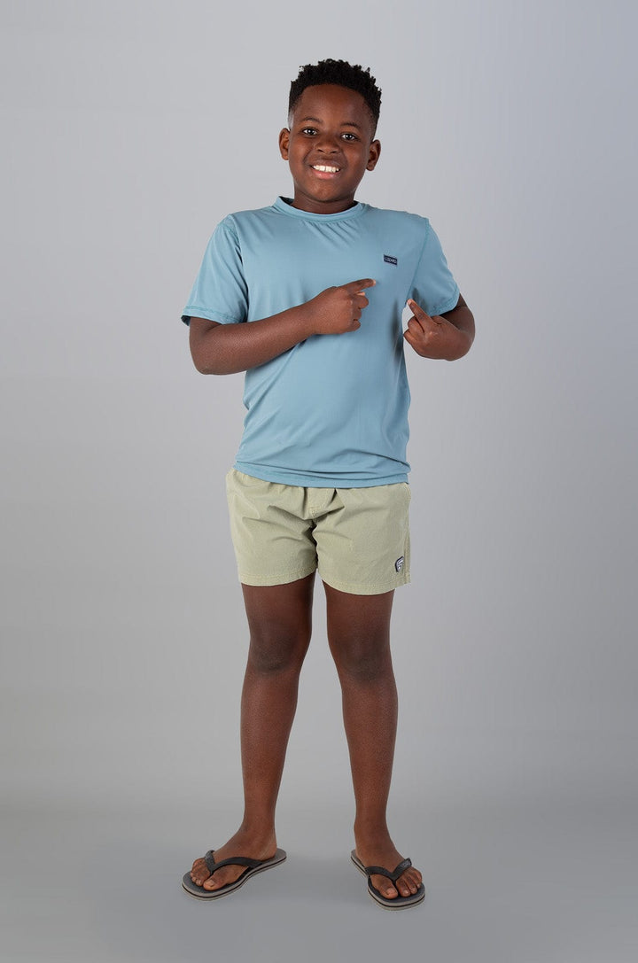 Fraust -  Teen Boys S/S Rashie Lizzard swimwear lycra