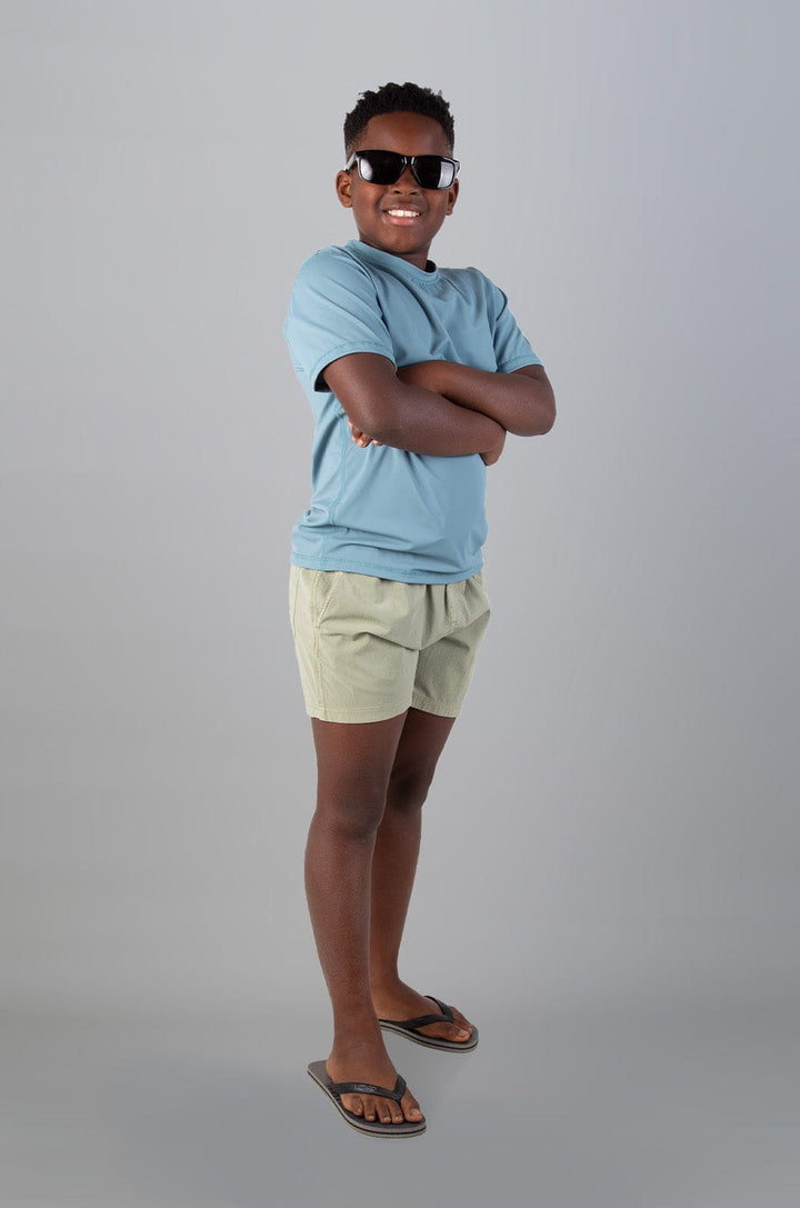 Fraust -  Teen Boys S/S Rashie Lizzard swimwear lycra