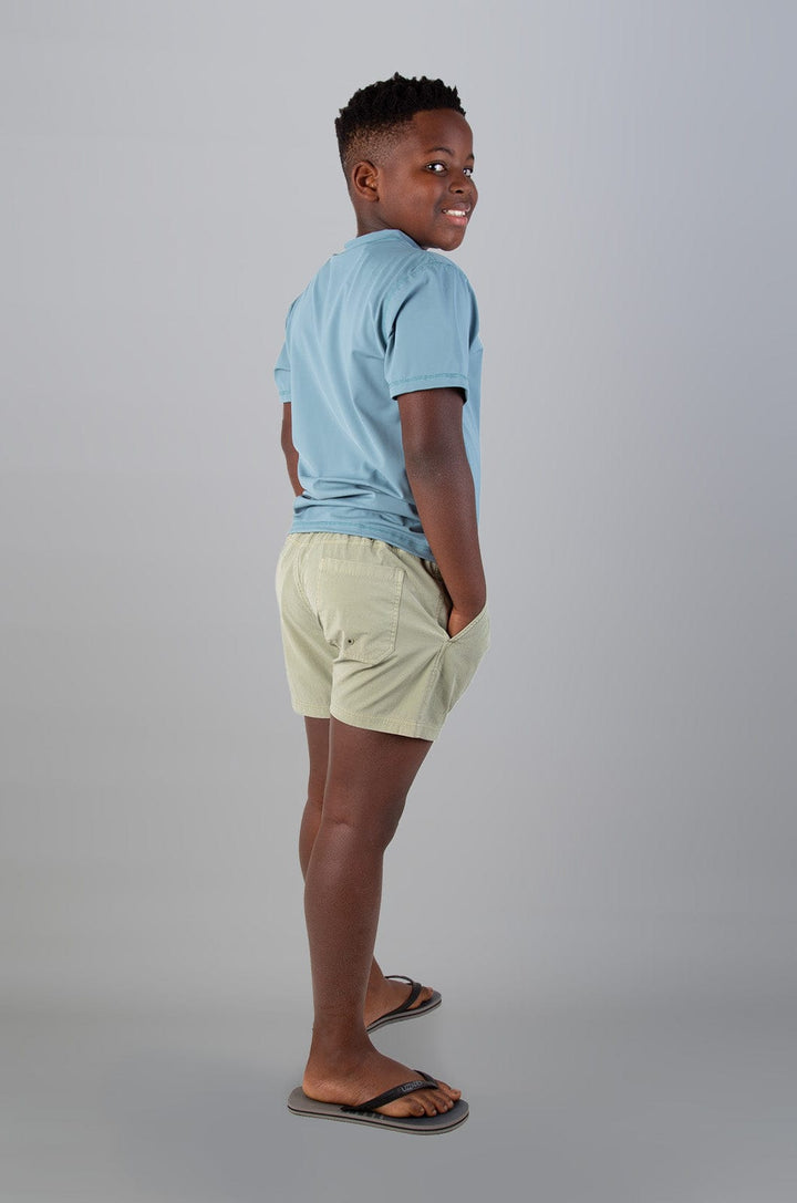 Fraust -  Teen Boys S/S Rashie Lizzard swimwear lycra