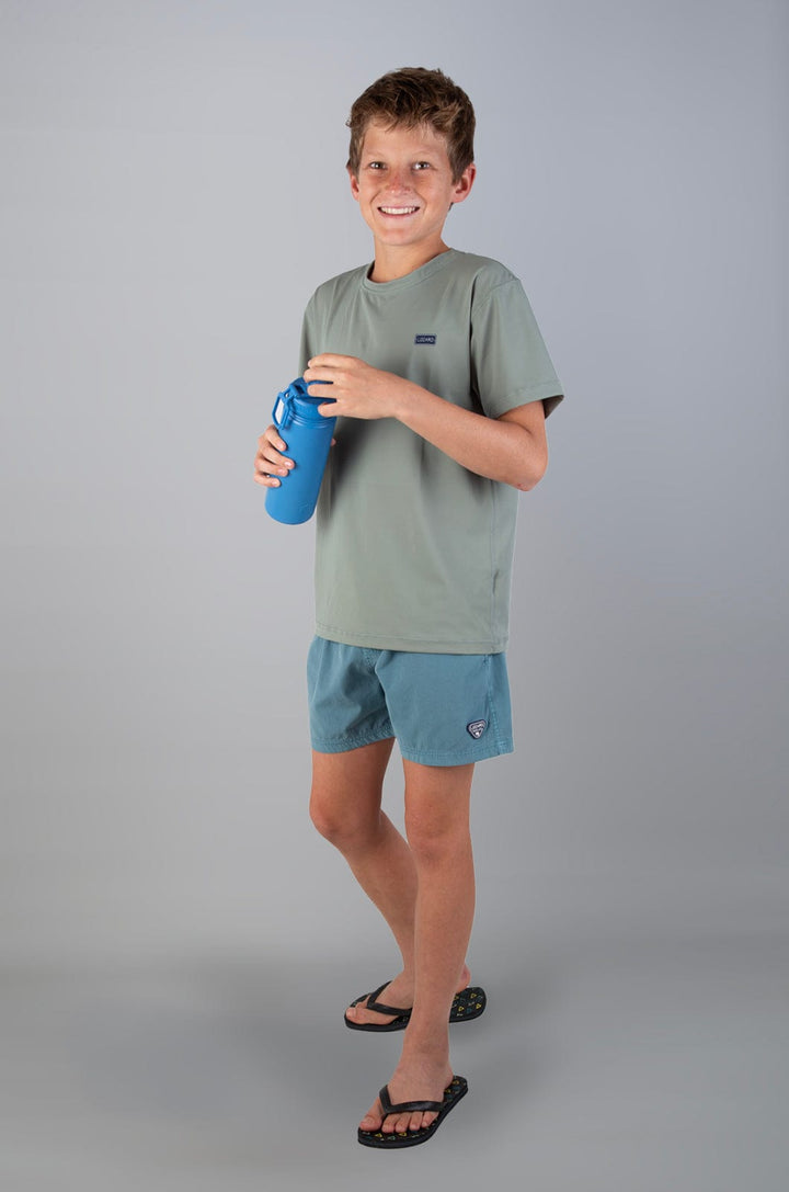 Fraust -  Teen Boys S/S Rashie Lizzard swimwear lycra