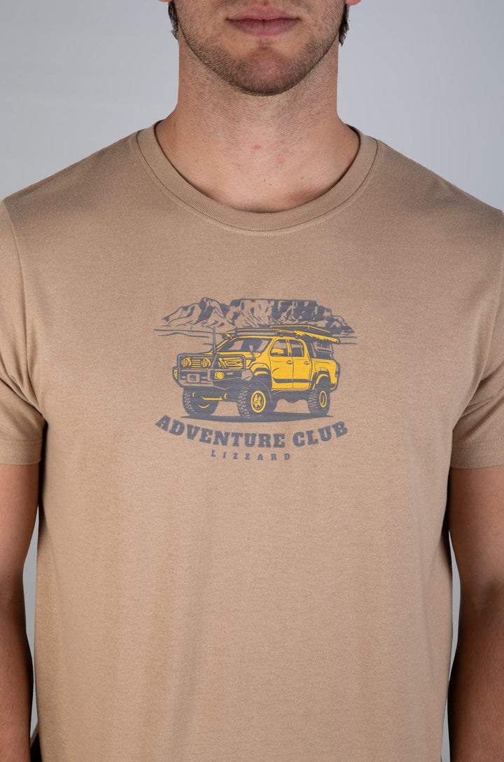 Gerry  Pack  - Mens S/S Tee Lizzard apparel