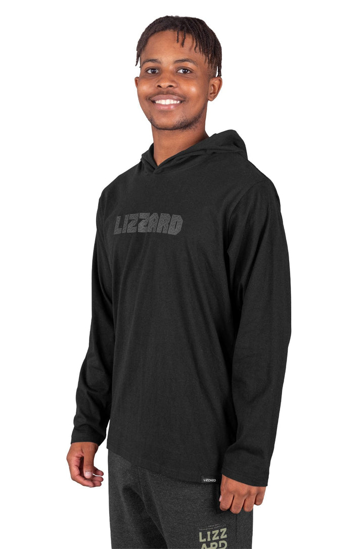 Gibbsite- Mens L/S Hooded Tee Lizzard apparel