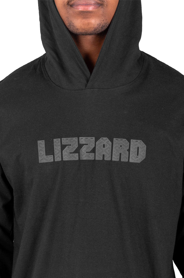 Gibbsite- Mens L/S Hooded Tee Lizzard apparel