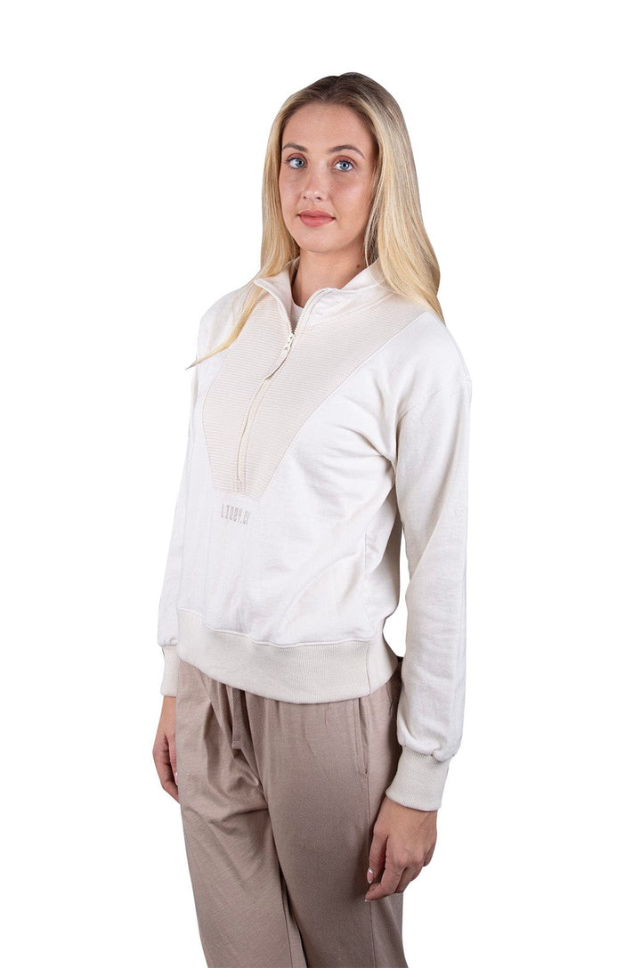 Glenora - Ladies 1/2 Zip Pullover Lizzard apparel