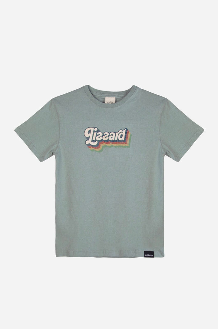 Gondwa  - Teen Boys S/S Tee Lizzard apparel Wrought Iron / 6/7