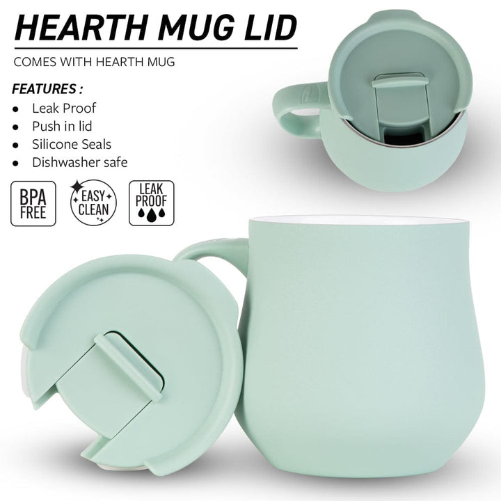 Hearth Mug 380Ml Ceramic Coated Inner, Lead Free Lizzard flask