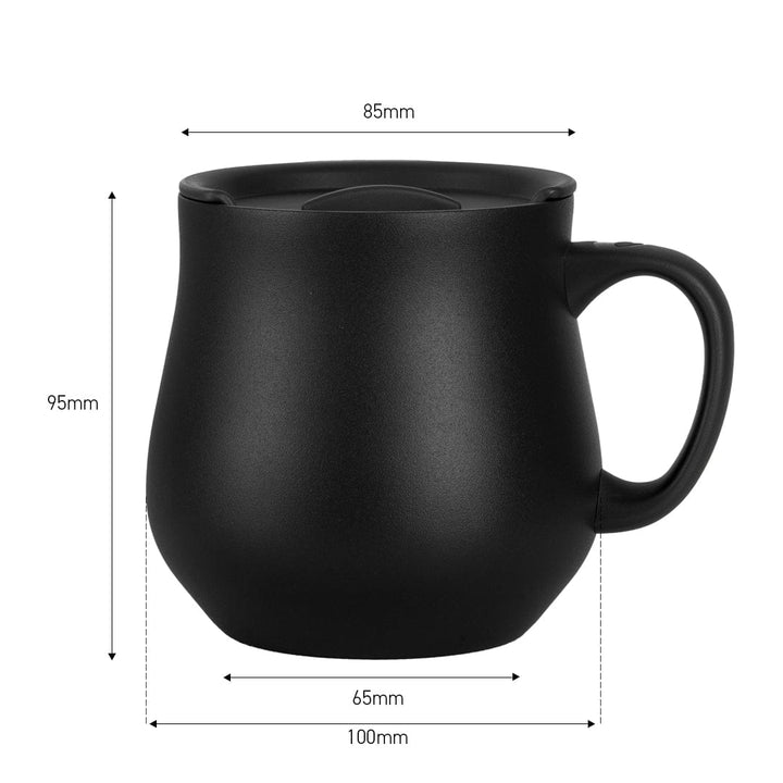 Hearth Mug 380Ml Ceramic Coated Inner, Lead Free Lizzard flask