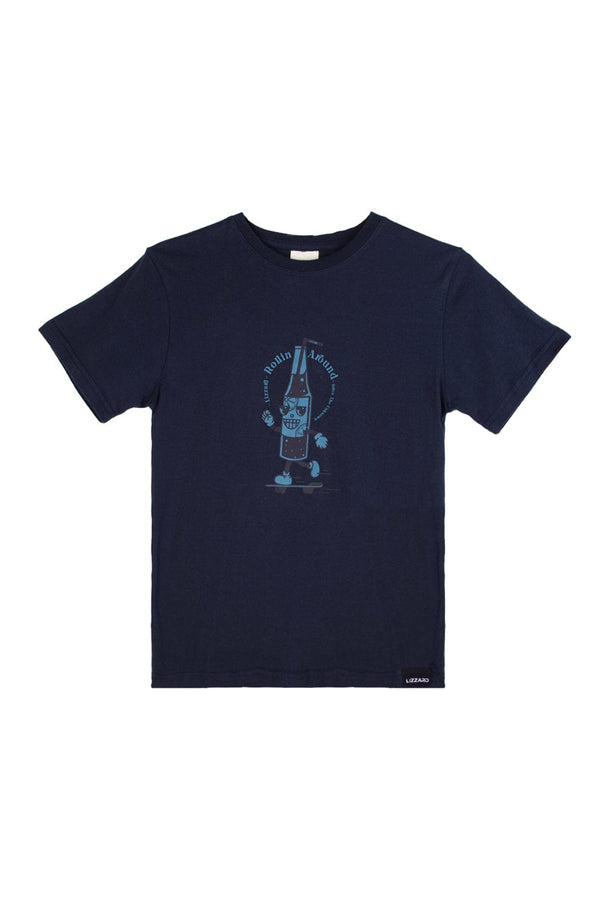 Hendrix   - Teen Boys S/S Tee Lizzard apparel Blueberry / 6/7
