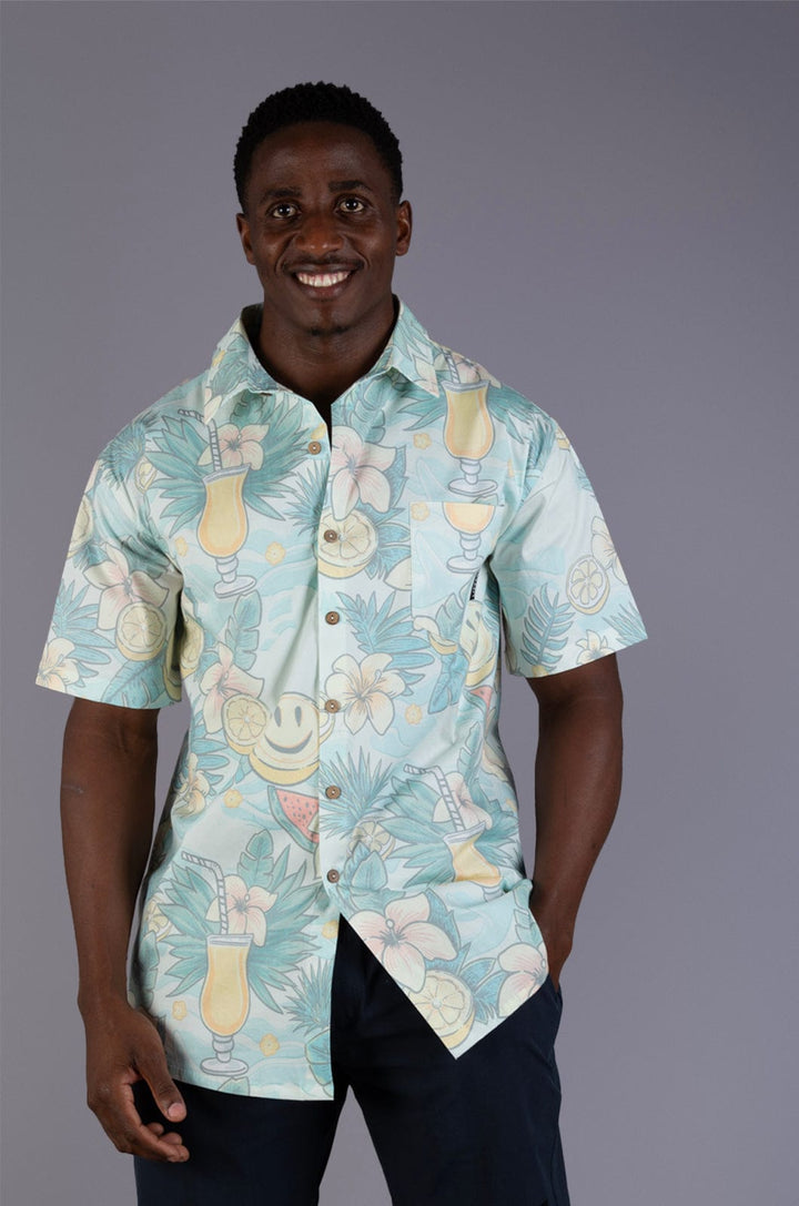 Hogan - Mens Button Up Lizzard apparel