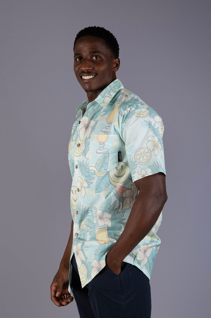 Hogan - Mens Button Up Lizzard apparel