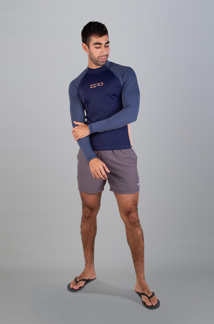 Hommus - Mens L/S Rashie Lizzard swimwear lycra