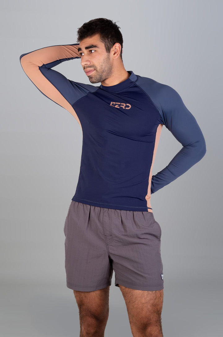 Hommus - Mens L/S Rashie Lizzard swimwear lycra